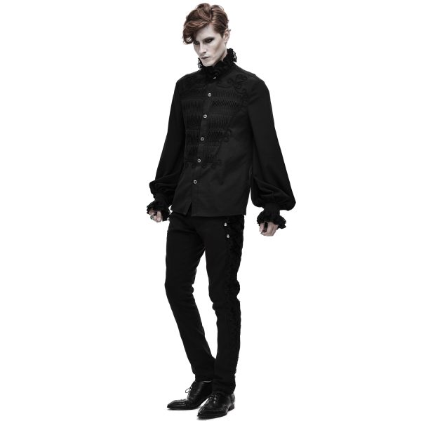 acheter en ligne DEVIL FASHION Pantalon ‘Coffin’ Noir 4