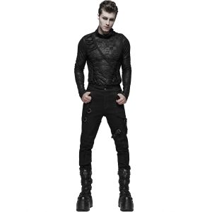 PUNK RAVE Pantalon ‘Cthulhu’ Noir vente à bas prix 19