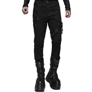 PUNK RAVE Pantalon ‘Cthulhu’ Noir vente à bas prix 27