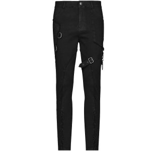 PUNK RAVE Pantalon ‘Cthulhu’ Noir vente à bas prix 33