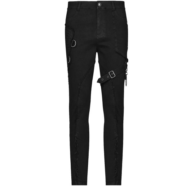 PUNK RAVE Pantalon ‘Cthulhu’ Noir vente à bas prix 10