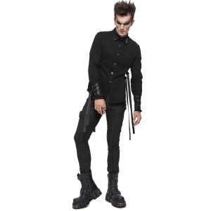 grande popularité DEVIL FASHION Pantalon ‘Cyber Game’ Noir 24