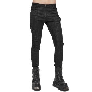 grande popularité DEVIL FASHION Pantalon ‘Cyber Game’ Noir 40