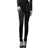 PUNK RAVE Pantalon ‘Damask’ Noir destockage 20