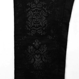 PUNK RAVE Pantalon ‘Damask’ Noir destockage 44