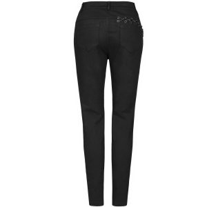 Boutique PUNK RAVE Pantalon ‘Dark Blood’ Noir 44