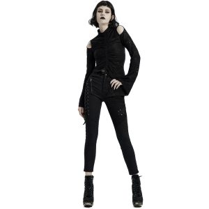 Boutique PUNK RAVE Pantalon ‘Dark Blood’ Noir 26