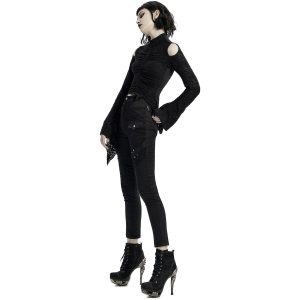 Boutique PUNK RAVE Pantalon ‘Dark Blood’ Noir 30