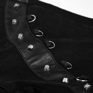 PUNK RAVE Pantalon-Demi-Jupe ‘Catacomb’ Noir à prix d'occasion 55