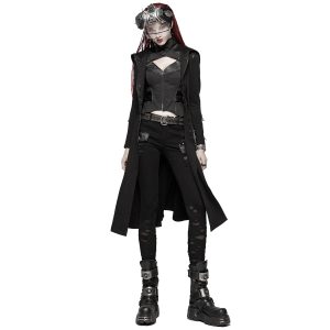 boutiqued pas cher PUNK RAVE Pantalon ‘Destruction Unit’ Noir 26