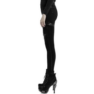 PUNK RAVE Pantalon Déstructuré ‘Gehenna’ En Jean Noir online boutique 38