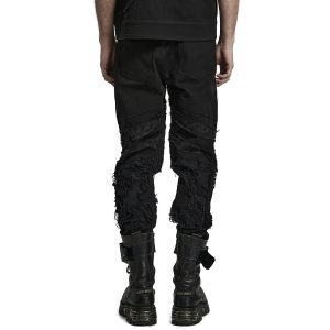 boutique PUNK RAVE Pantalon ‘Goth Distressed’ Noir 39