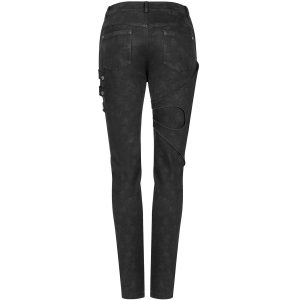 PUNK RAVE Pantalon ‘Gothic Trooper’ Noir boutique en france 42