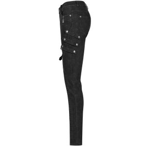 PUNK RAVE Pantalon ‘Gothic Trooper’ Noir boutique en france 44