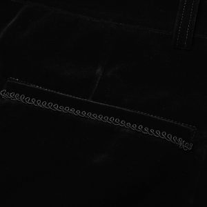 Achat PUNK RAVE Pantalon ‘Hamlet’ En Velours Noir 46