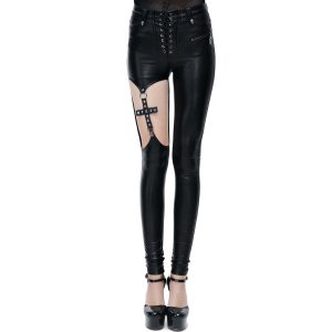 site pas cher DEVIL FASHION Pantalon ‘Hecate’ Noir 34