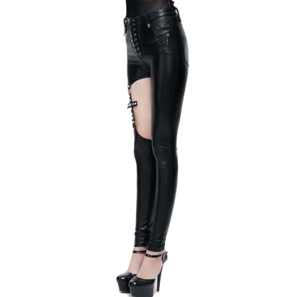 site pas cher DEVIL FASHION Pantalon ‘Hecate’ Noir 11