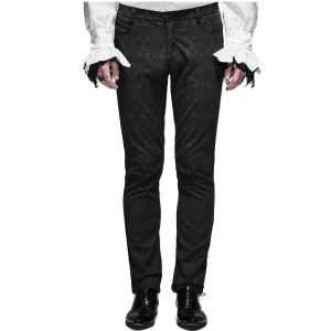 pas cher DEVIL FASHION Pantalon ‘Ishmael’ En Jacquard Noir 12