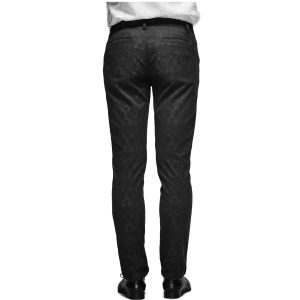 pas cher DEVIL FASHION Pantalon ‘Ishmael’ En Jacquard Noir 14