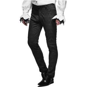 pas cher DEVIL FASHION Pantalon ‘Ishmael’ En Jacquard Noir 16