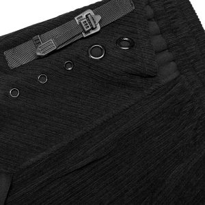 PUNK RAVE Pantalon ‘Lycidas’ En Velours Noir qualité supérieure 42