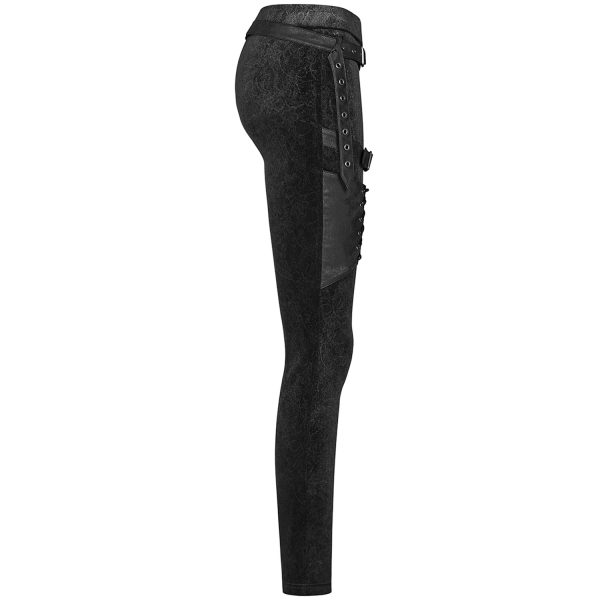 PUNK RAVE Pantalon ‘Maeve’ Noir shopping pas cher 13