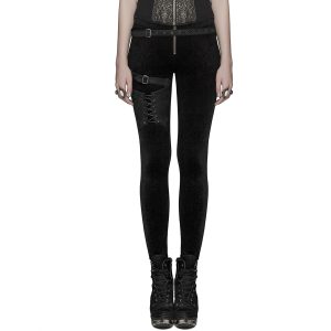 PUNK RAVE Pantalon ‘Maeve’ Noir shopping pas cher 27