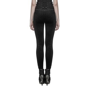 PUNK RAVE Pantalon ‘Maeve’ Noir shopping pas cher 29