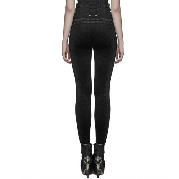 PUNK RAVE Pantalon ‘Maeve’ Noir shopping pas cher 8