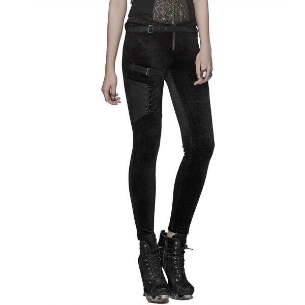 PUNK RAVE Pantalon ‘Maeve’ Noir shopping pas cher 9