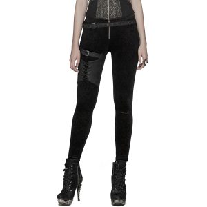 PUNK RAVE Pantalon ‘Maeve’ Noir shopping pas cher 33