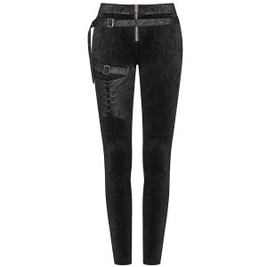 PUNK RAVE Pantalon ‘Maeve’ Noir shopping pas cher 35