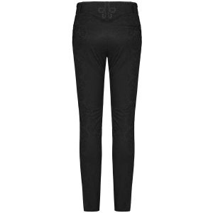 PUNK RAVE Pantalon ‘Noctivagus’ En Jacquard Noir Paris 41