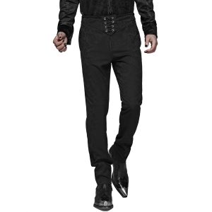 PUNK RAVE Pantalon ‘Noctivagus’ En Jacquard Noir Paris 37