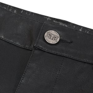 a Prix Discount DEVIL FASHION Pantalon ‘Painted Titan’ Noir 54