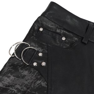 a Prix Discount DEVIL FASHION Pantalon ‘Painted Titan’ Noir 58