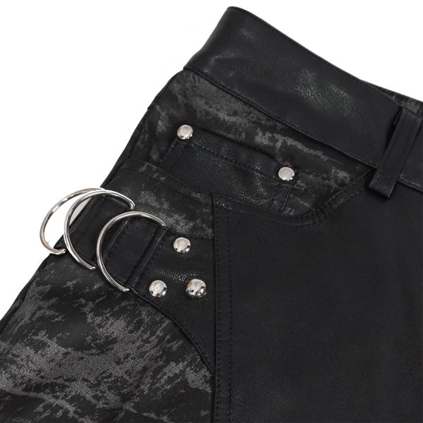 a Prix Discount DEVIL FASHION Pantalon ‘Painted Titan’ Noir 20