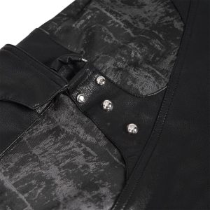 a Prix Discount DEVIL FASHION Pantalon ‘Painted Titan’ Noir 60