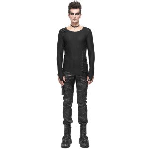 a Prix Discount DEVIL FASHION Pantalon ‘Painted Titan’ Noir 28