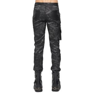 a Prix Discount DEVIL FASHION Pantalon ‘Painted Titan’ Noir 38