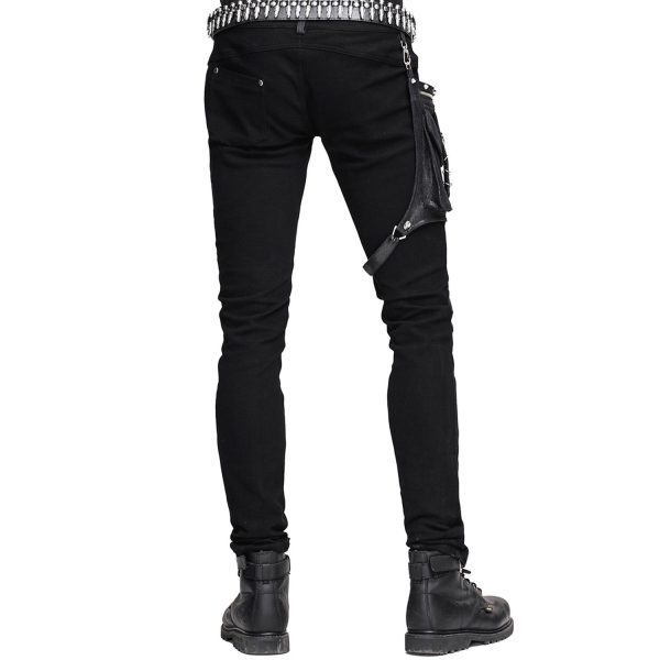 DEVIL FASHION Pantalon Pour Hommes ‘Dark Punk’ Noir achat 3