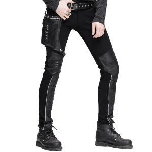 DEVIL FASHION Pantalon Pour Hommes ‘Dark Punk’ Noir achat 13