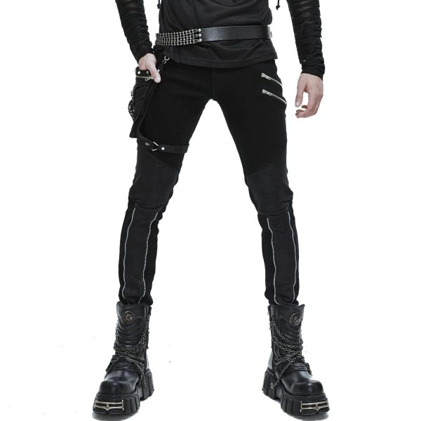 DEVIL FASHION Pantalon Pour Hommes ‘Dark Punk’ Noir achat 6