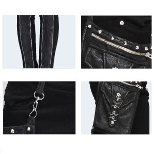 DEVIL FASHION Pantalon Pour Hommes ‘Dark Punk’ Noir achat 21