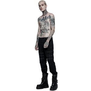 PUNK RAVE Pantalon ‘Punk Simple Woven’ Noir comparez les prix 22