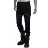 PUNK RAVE Pantalon ‘Punk Simple Woven’ Noir comparez les prix 37