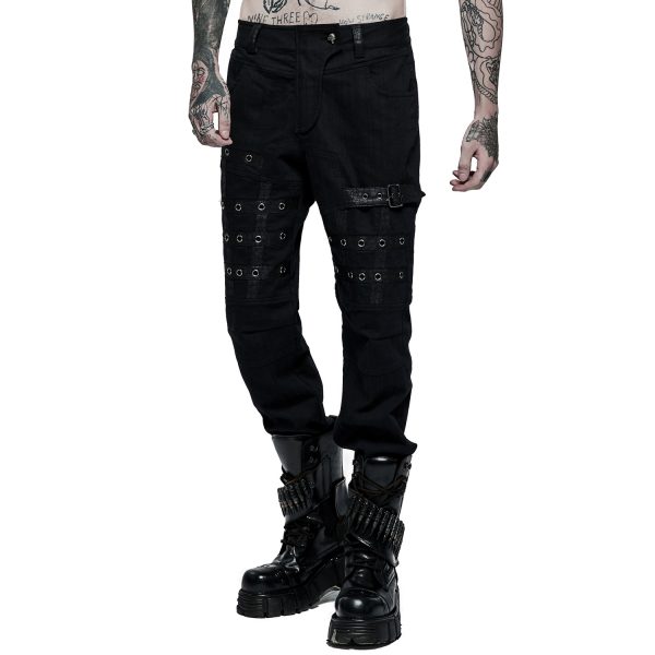 PUNK RAVE Pantalon ‘Punk Simple Woven’ Noir comparez les prix 8