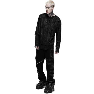 PUNK RAVE Pantalon ‘Punk Stylish’ Noir Meilleur Prix 24