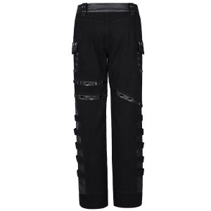 PUNK RAVE Pantalon ‘Punk Stylish’ Noir Meilleur Prix 46