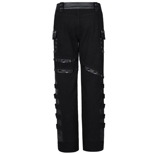 PUNK RAVE Pantalon ‘Punk Stylish’ Noir Meilleur Prix 14